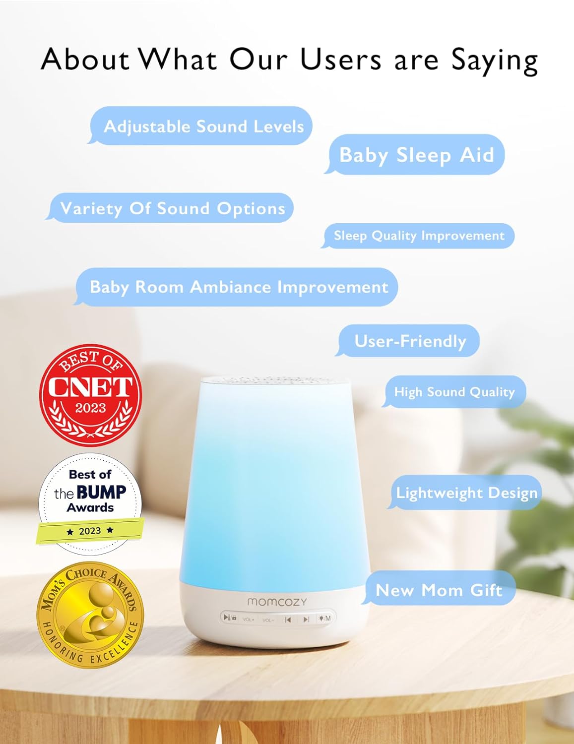 Momcozy Baby White Noise Machine