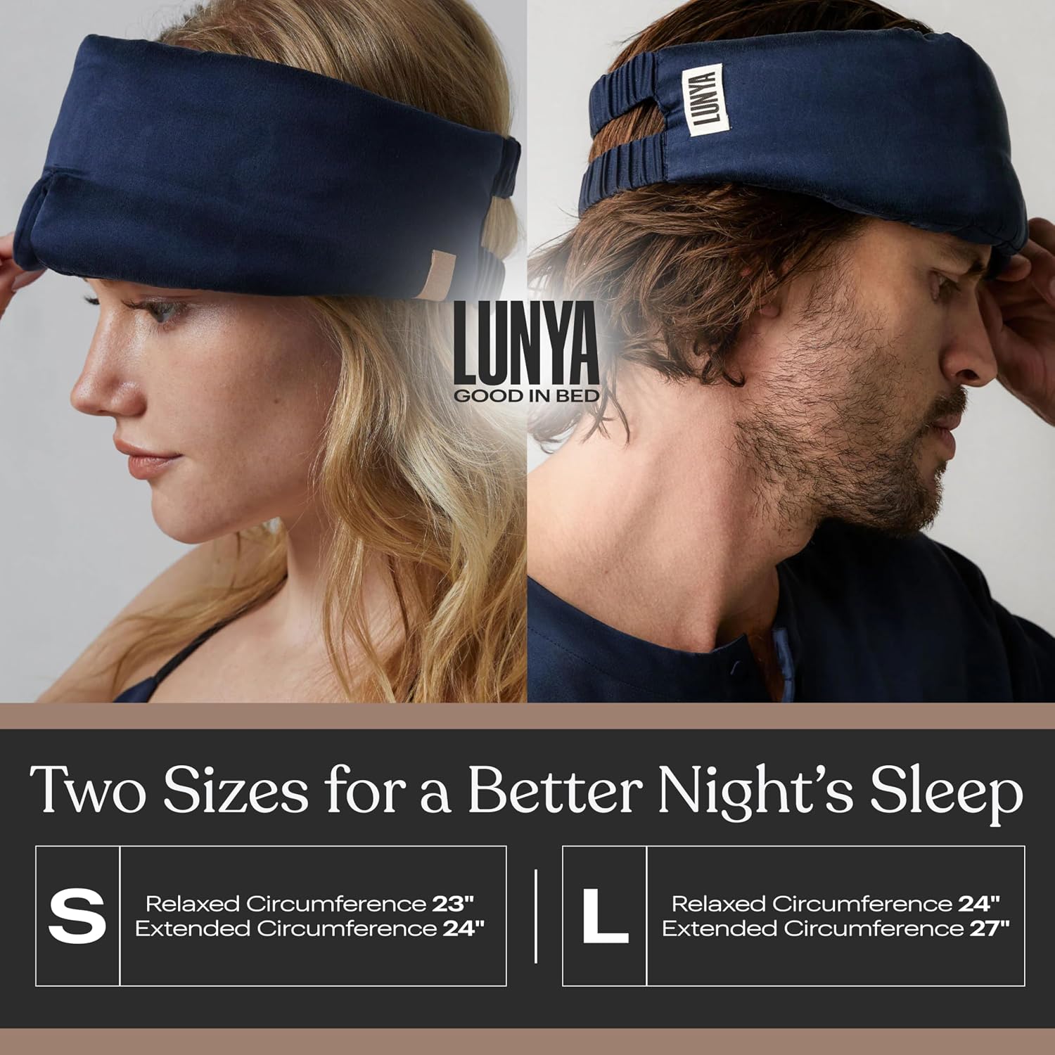 Lunya Weighted Silk Sleep Mask