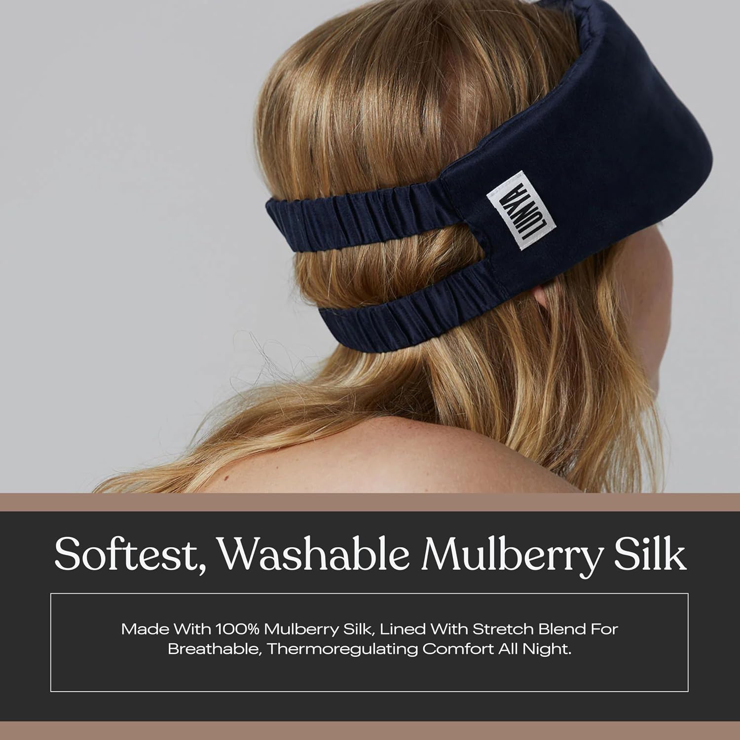Lunya Weighted Silk Sleep Mask